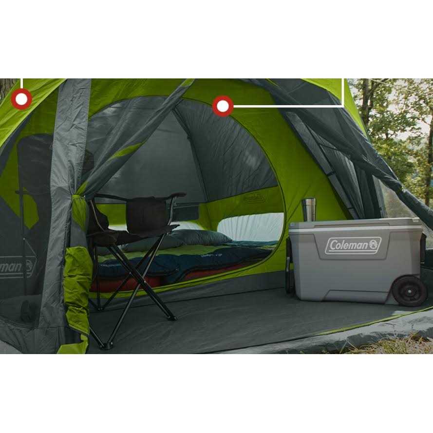 Coleman Skydome Camping Tent w/Screen Room - Image 3