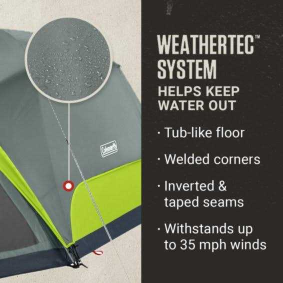 Coleman Skydome Camping Tent w/Screen Room - Image 5