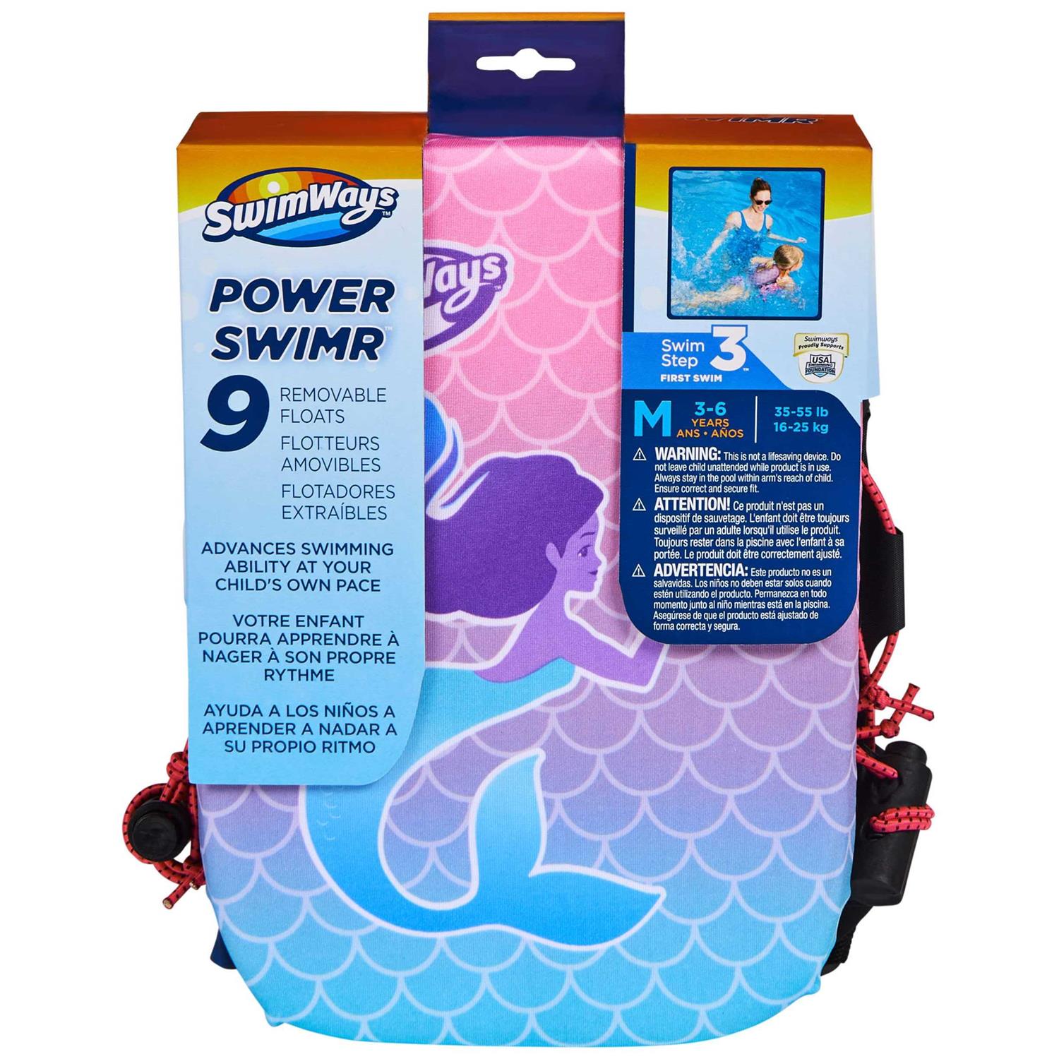 Alternative view of SwimWays Kids' Power Swimmer Vest
