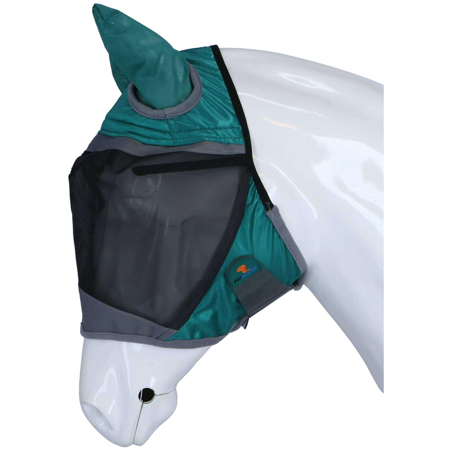 Shires Deluxe with Ears Nose Fly Mask - Image 2