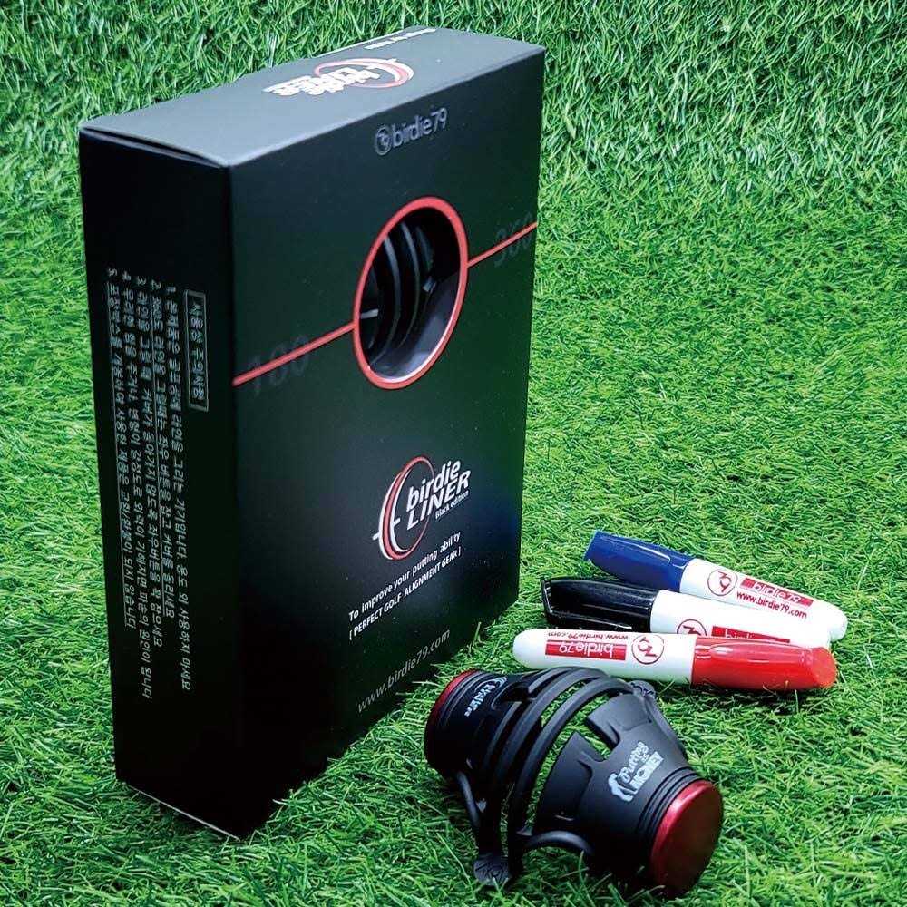 BIRDIE79 Premium Quality360-Degree Birdie Liner Drawing Alignment Tool Kit 360-Degree Triple 3-Line Golf Ball Marker Stencil with Gift Box - Image 2