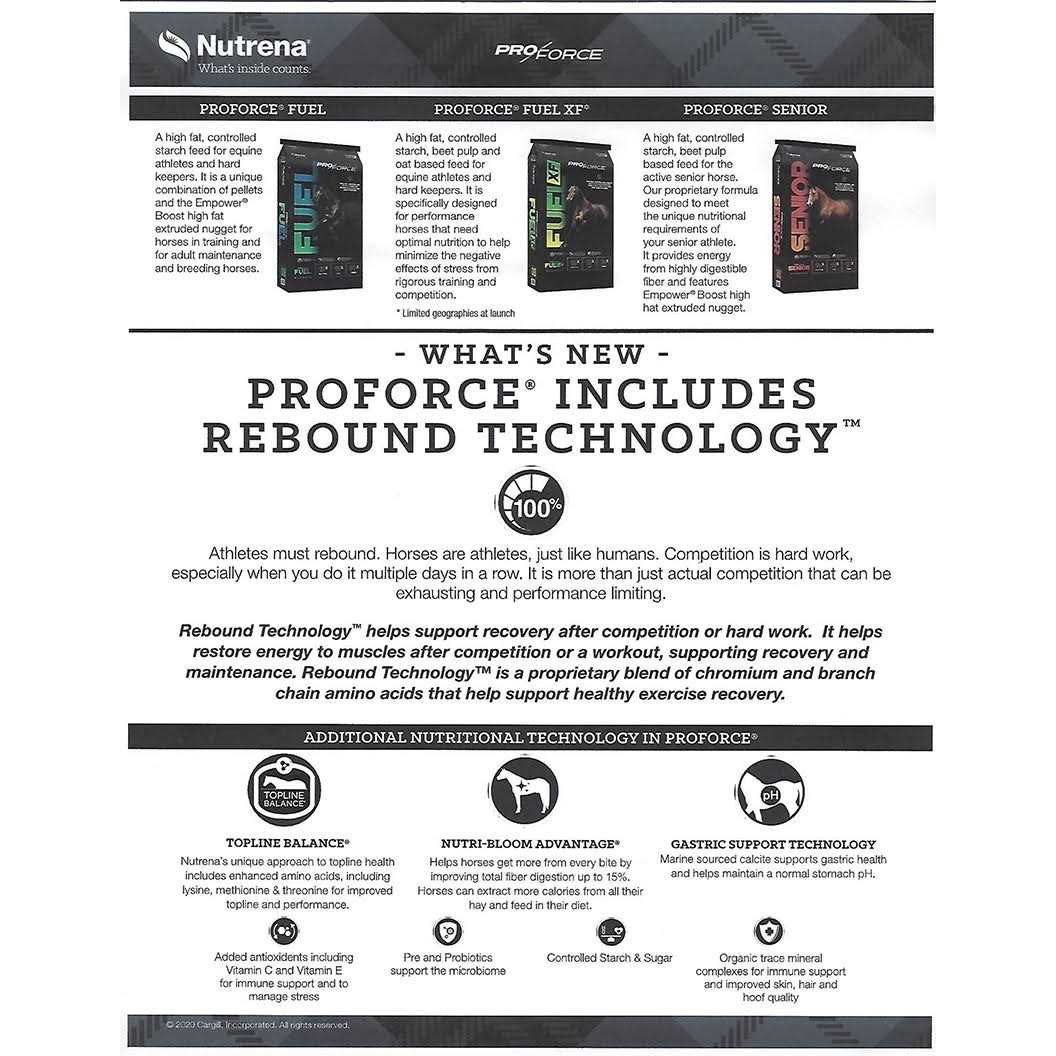 Nutrena ProForce Senior Horse Feed - Image 2