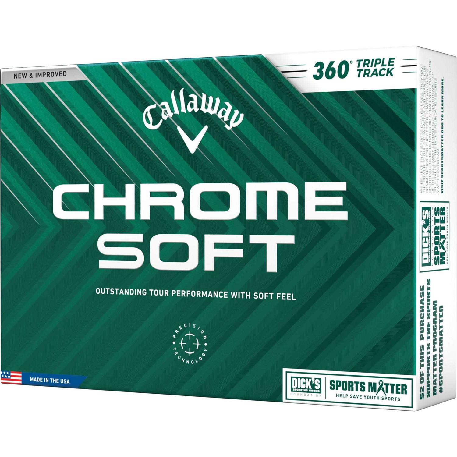 Callaway 2024 Chrome Tour Triple Track 360 Sports Matter Golf Balls