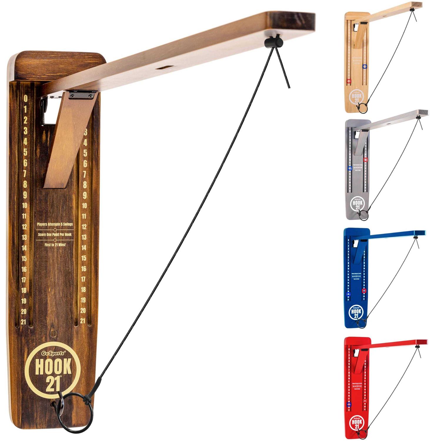 GoSports Hook 21 Wall Mount Ring Swing Game - Image 2