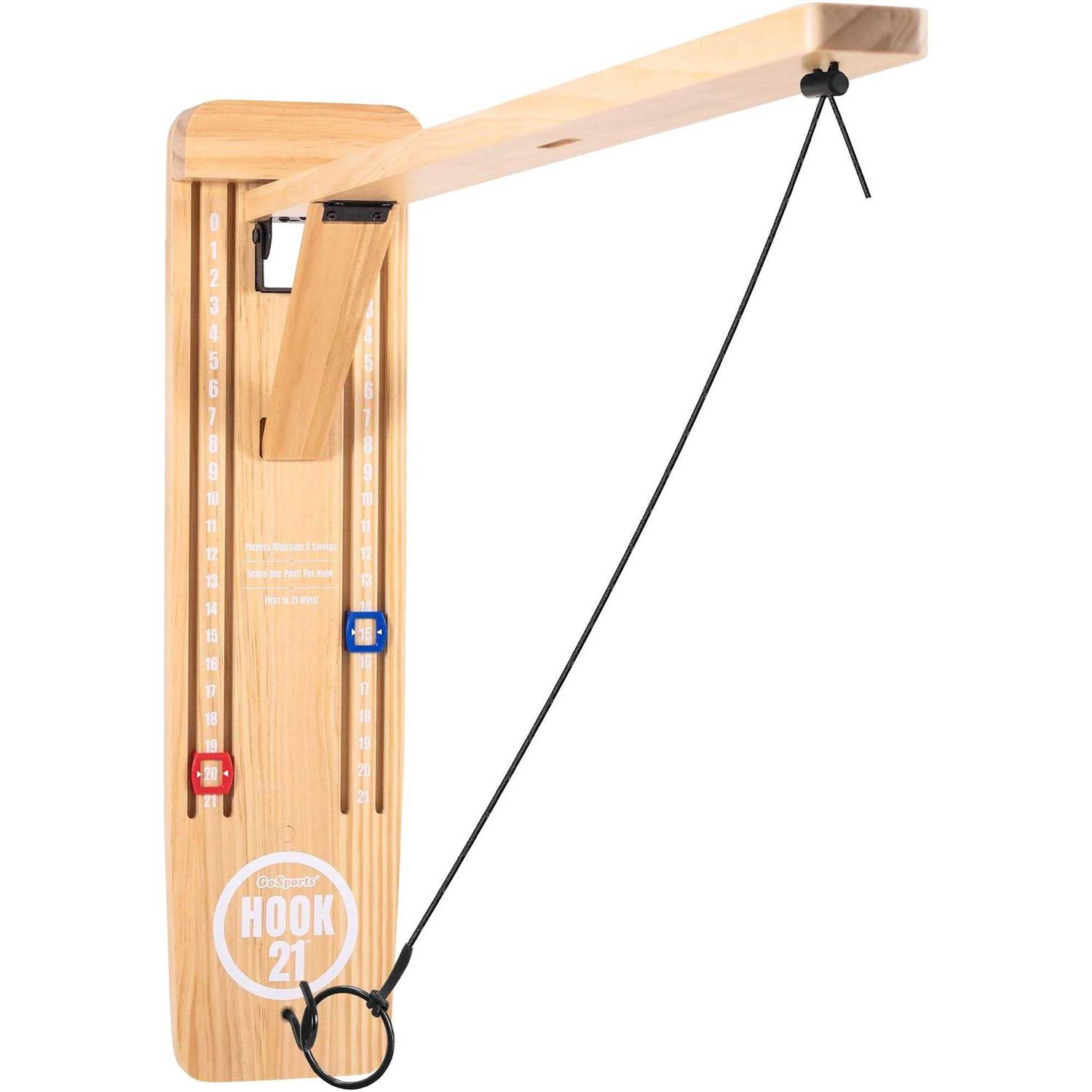 GoSports Hook 21 Wall Mount Ring Swing Game