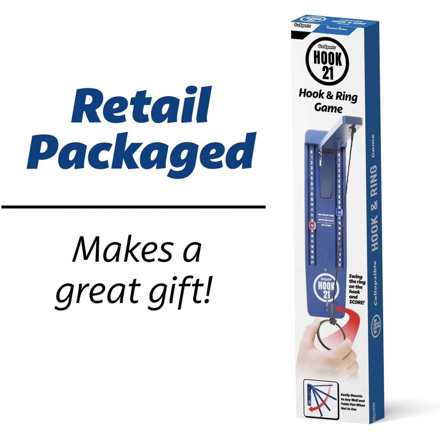 GoSports Hook 21 Wall Mount Ring Swing Game - Image 3