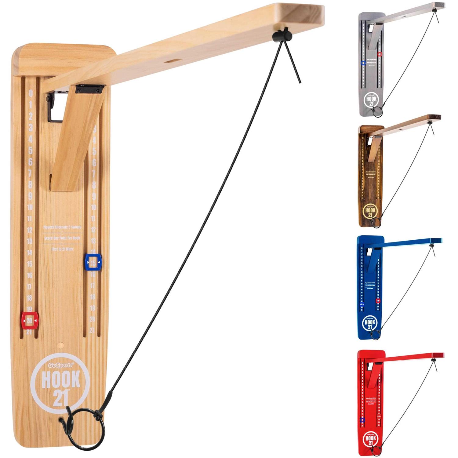 GoSports Hook 21 Wall Mount Ring Swing Game - Image 5