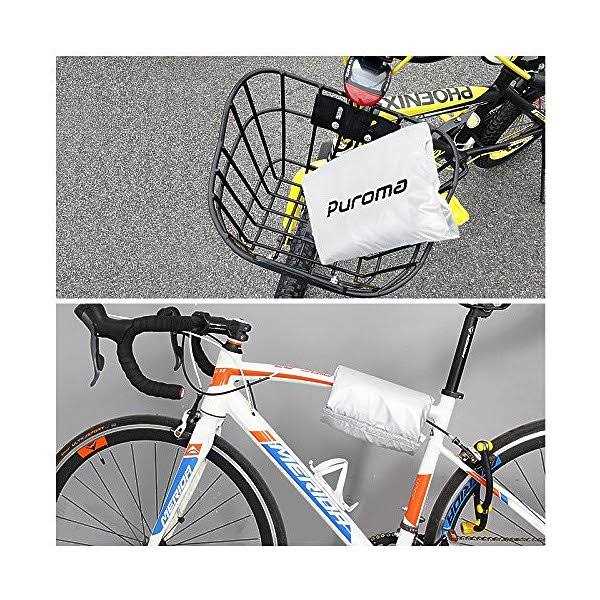 Puroma Bike Cover Outdoor Waterproof Bicycle Covers Rain Sun UV Dust Wind Proof with Lock Hole for Mountain Road Electric Bike - Image 2