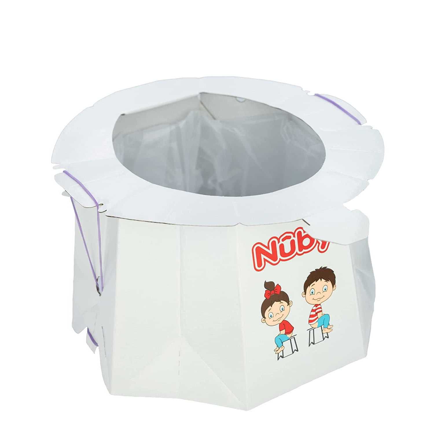 Nuby Disposable Travel Potty with Liner Foldable and Portable Potty Toddler Potty Essential for Camp - Image 5