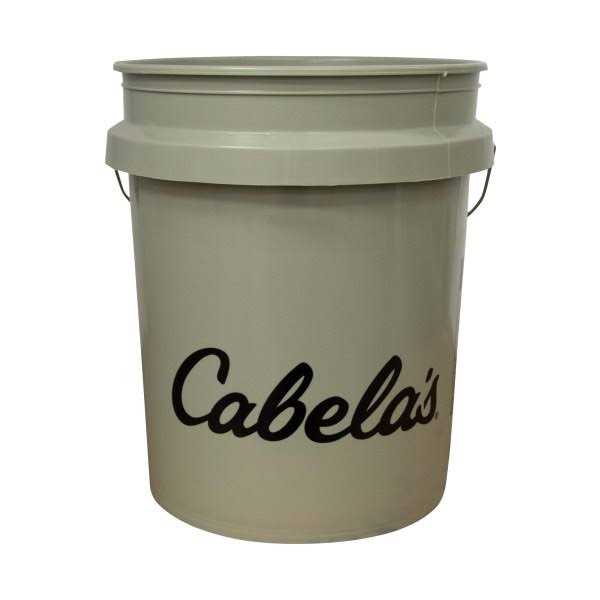 Cabela's 5-Gallon Bucket with Dual Logo