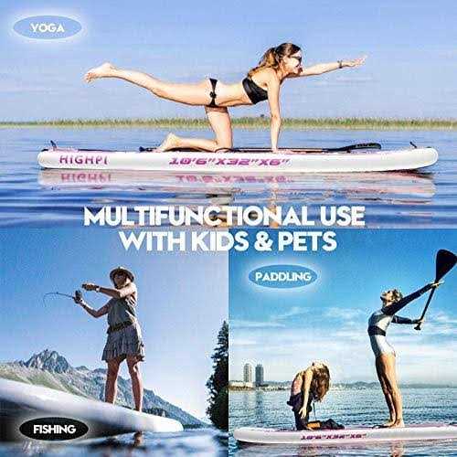 Highpi Inflatable Stand Up Paddle Board Vertically Center-Folded SUP - Image 2
