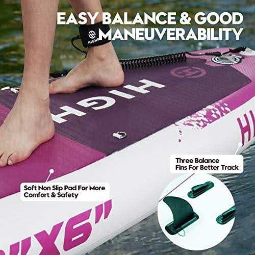 Highpi Inflatable Stand Up Paddle Board Vertically Center-Folded SUP - Image 3