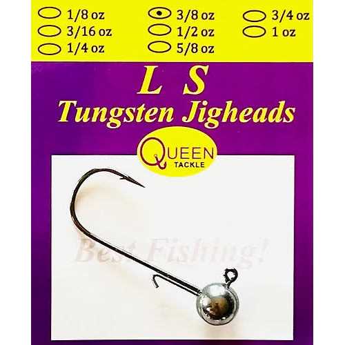 Queen Tackle Live Sonar Tungsten Jig Heads 3/0 - Image 2