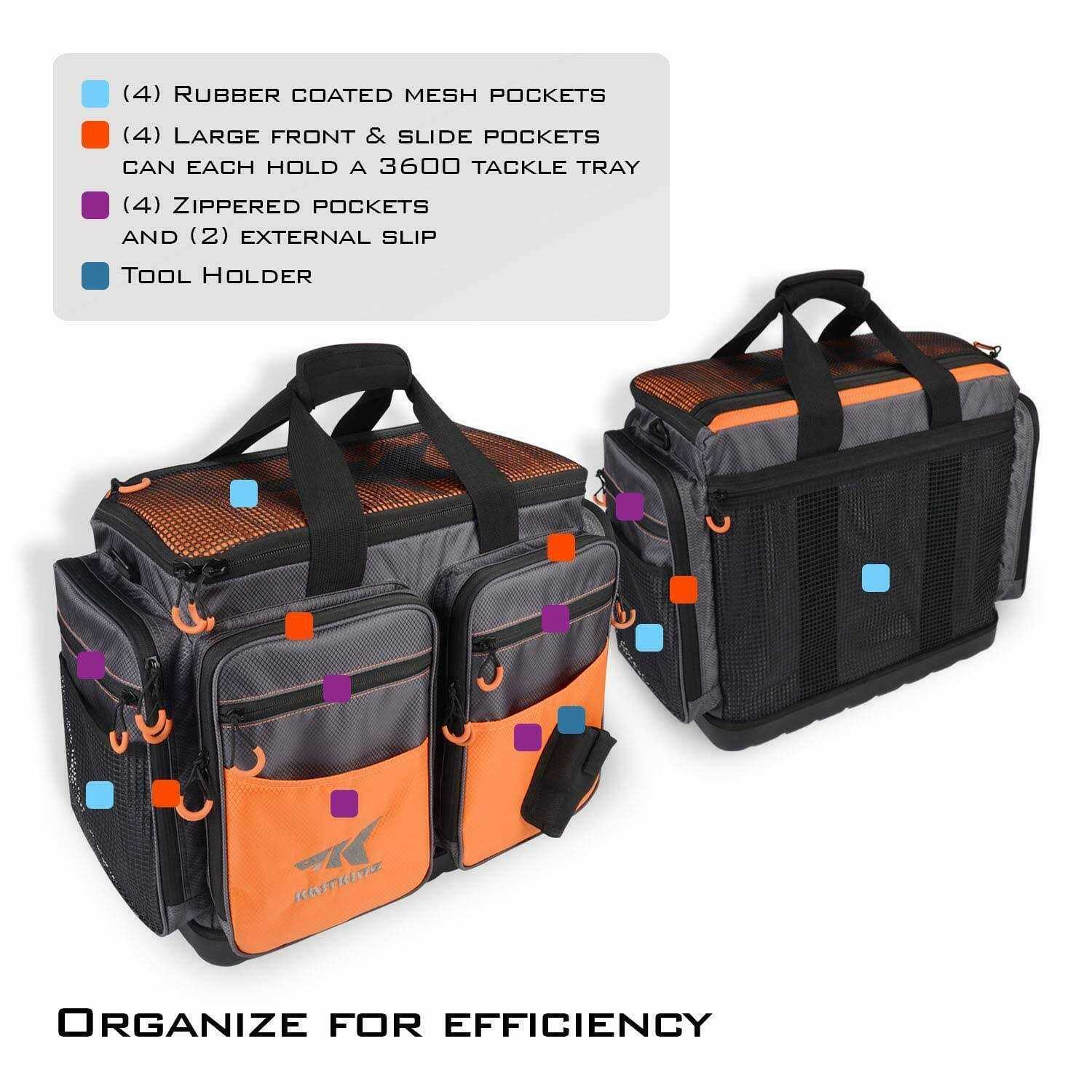 KastKing Fishing Gear & Tackle Bags Saltwater Resistant Fishing Bags - Image 3