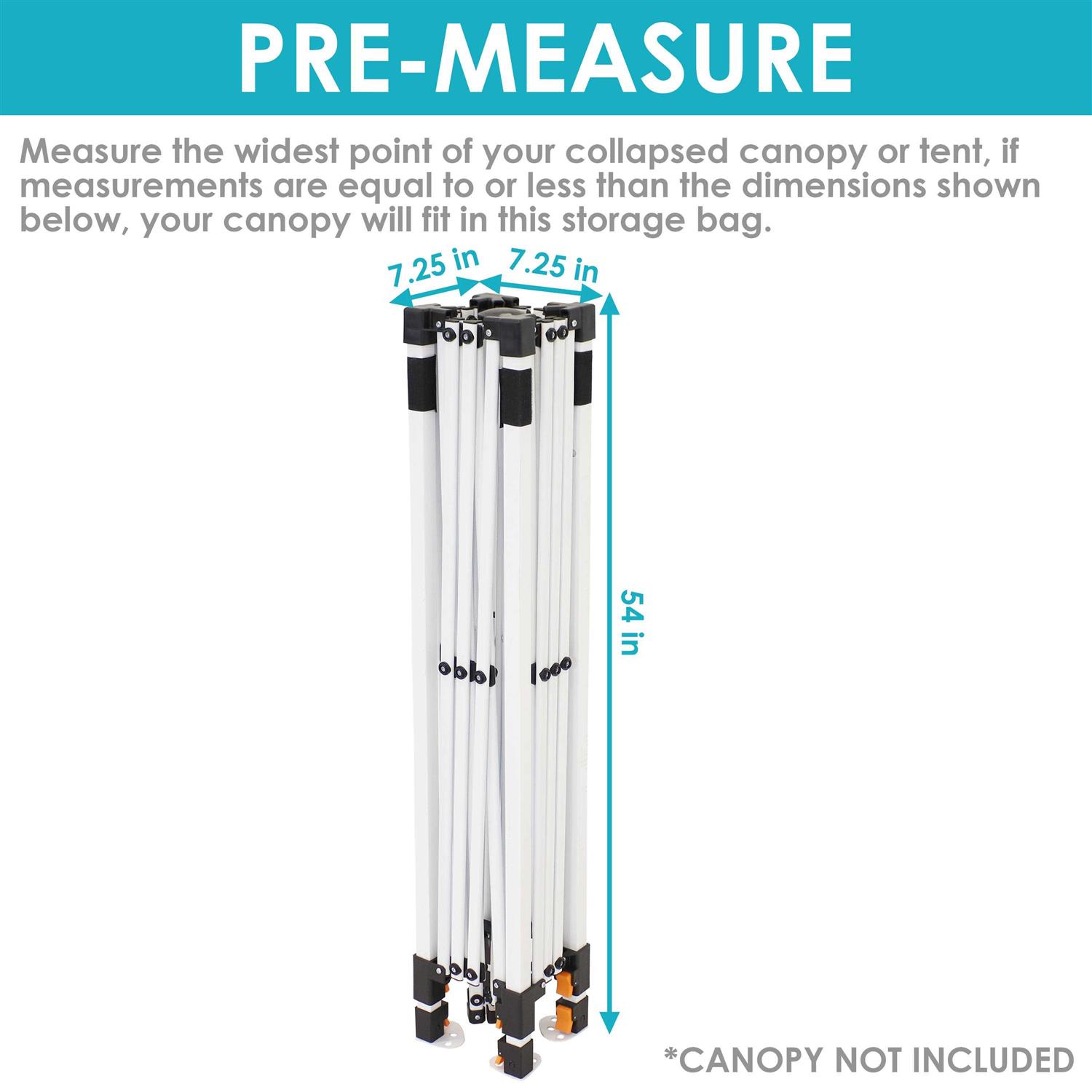 Sunnydaze Premium Pop-Up Canopy Rolling Carrying Bag - Image 5