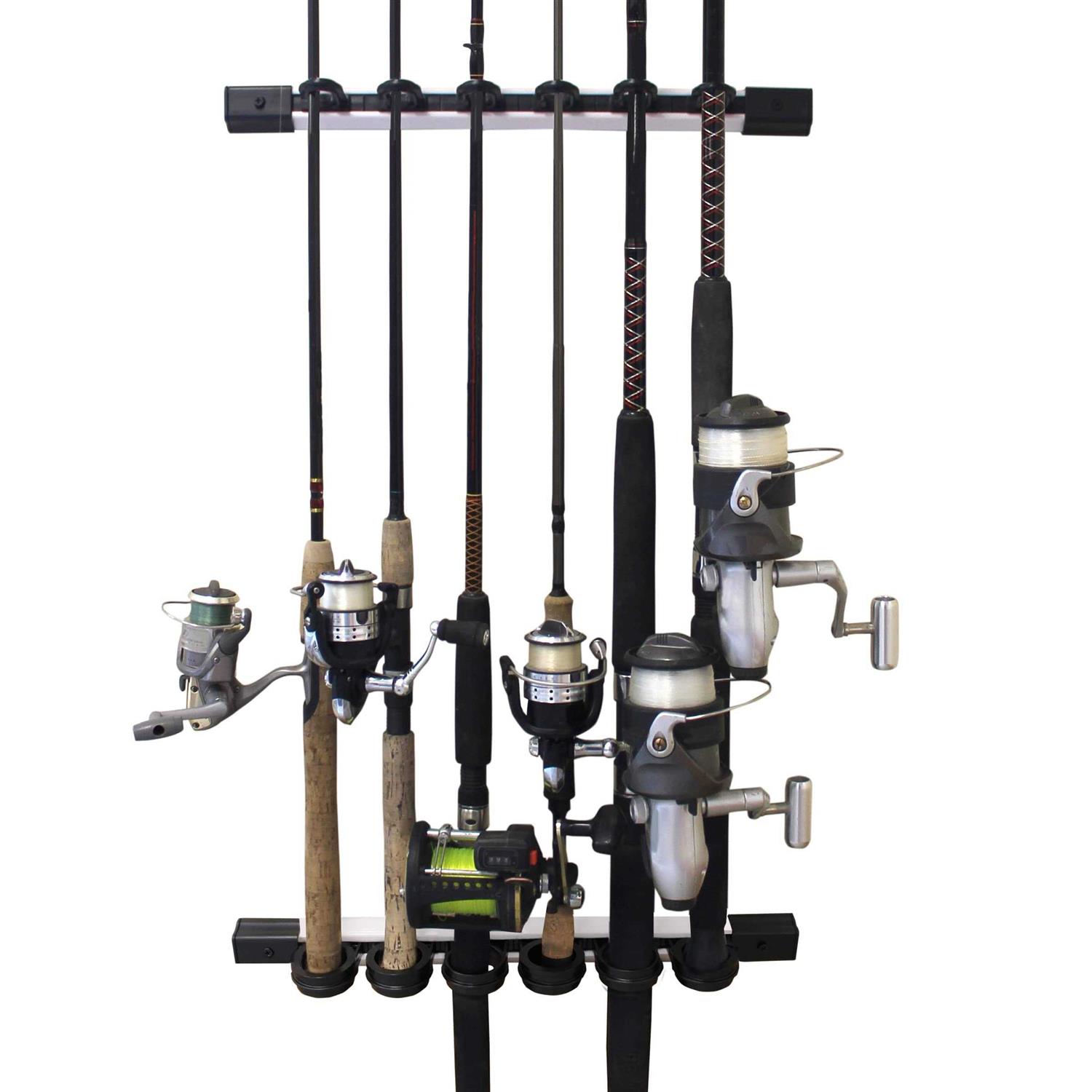 Rush Creek Creations 3-in-1 All Weather 6 Rod Wall/Ceiling Rack