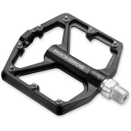 ROCKBROS Mountain Bike Pedals MTB Pedals Bicycle Flat Pedals Aluminum 916 Sealed Bearing Lightweight Platform for Road Mountain BMX MTB Bike