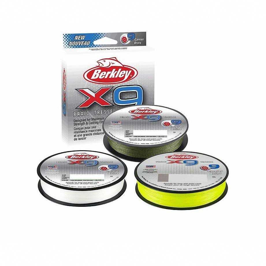 Berkley X9 Braid Low Vis Green - Image 4