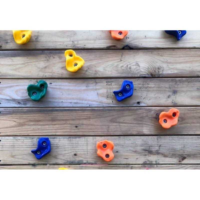 KINSPORY 15Pc Colourful Pig Nose Shape Children Rock Climbing Holds Indoor Outdoor Kids Playground Build - Image 3