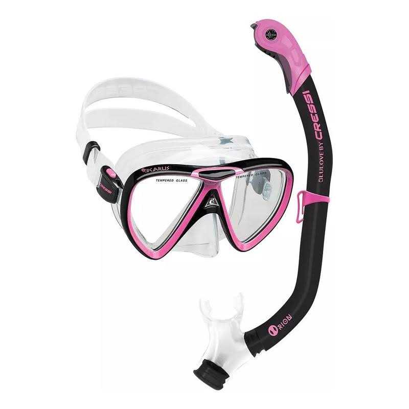 Cressi Ikarus Orion Dry Snorkel Mask Combo - Image 2