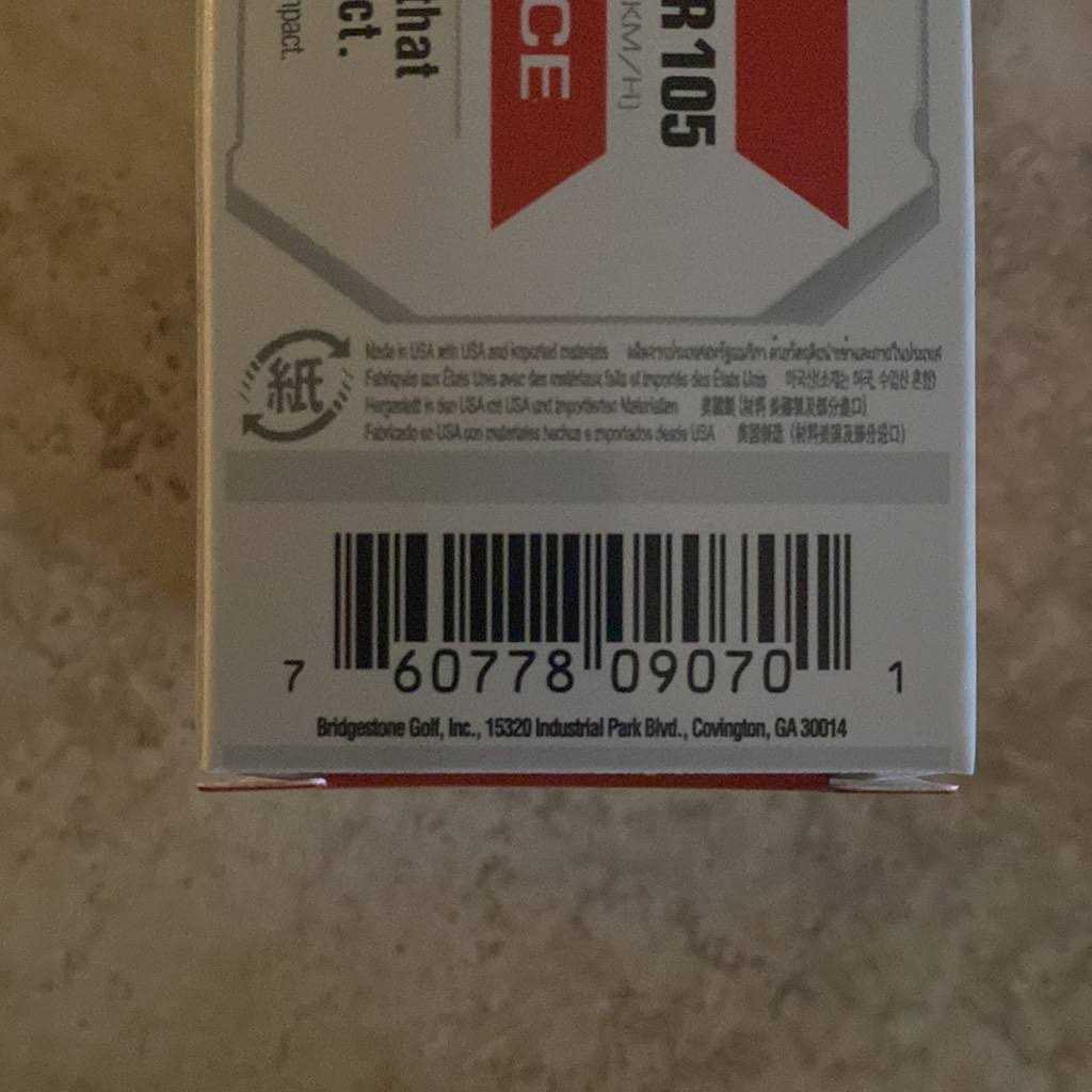 Alternative view of Bridgestone 2022 Tour B RX Golf Balls