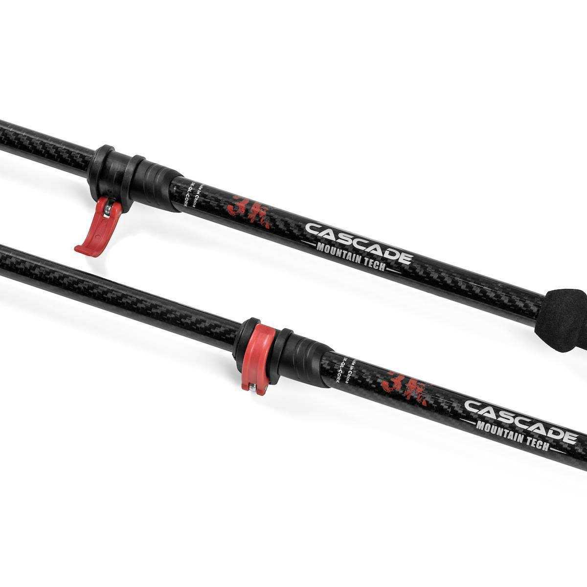 Alternative view of Cascade Mountain Tech Carbon Fiber Quick Lock Trekking Poles