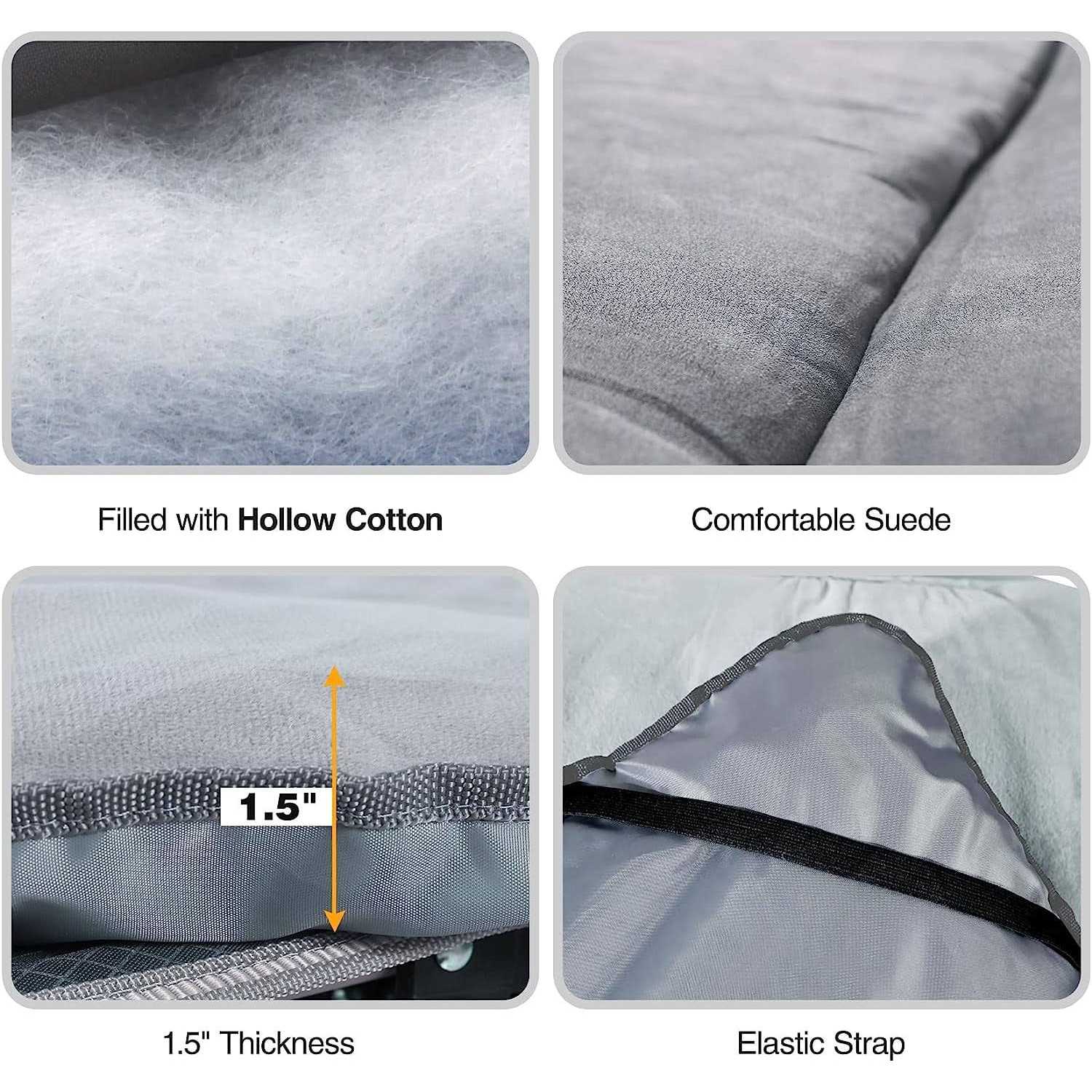 REDCAMP Cot Mattress Pad,Soft Cotton Sleeping Cot Pads for Camping - Image 3