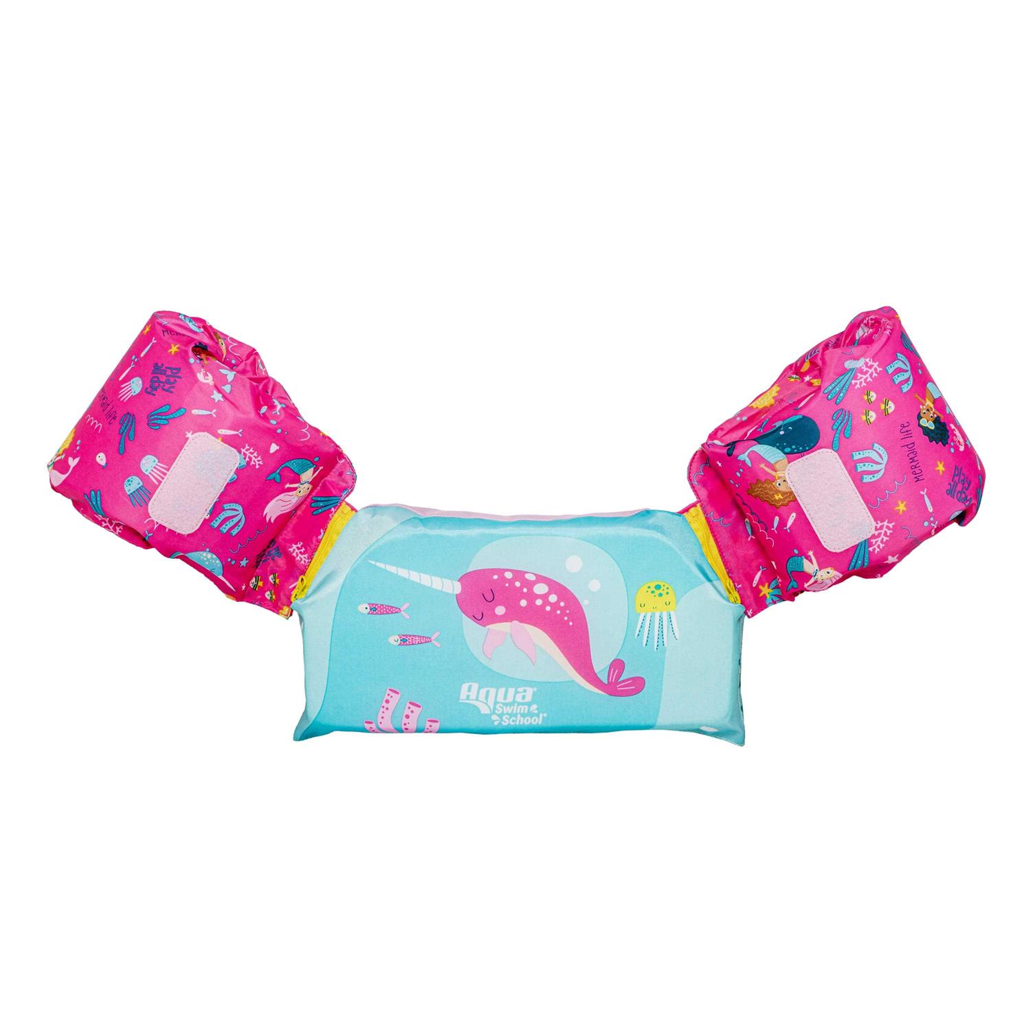 Swimschool Pink Mermaid Grow-with-Me Swim Trainer