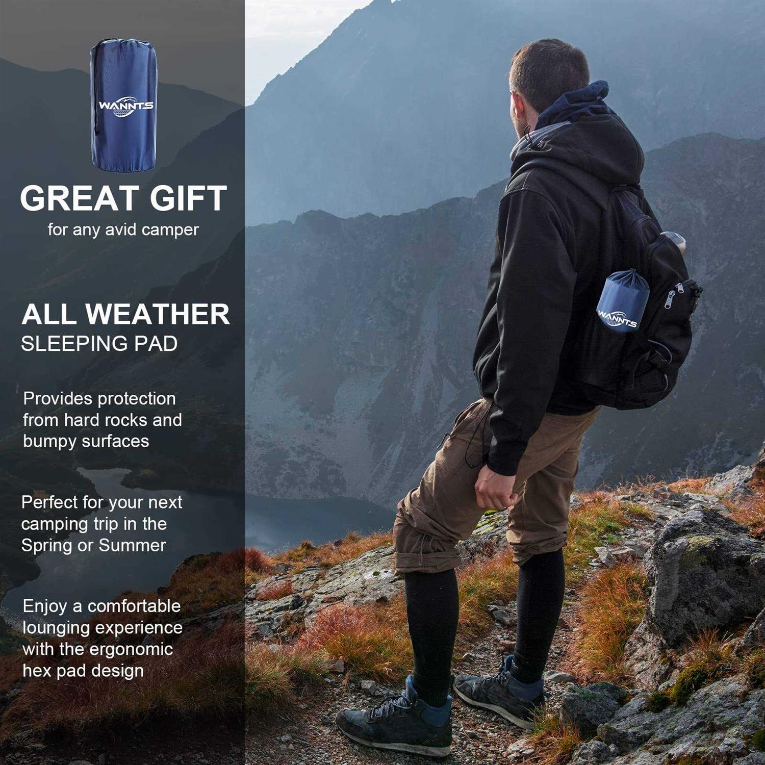 WANNTS Sleeping Pad Ultralight Inflatable Sleeping Pad for Camping - Image 5