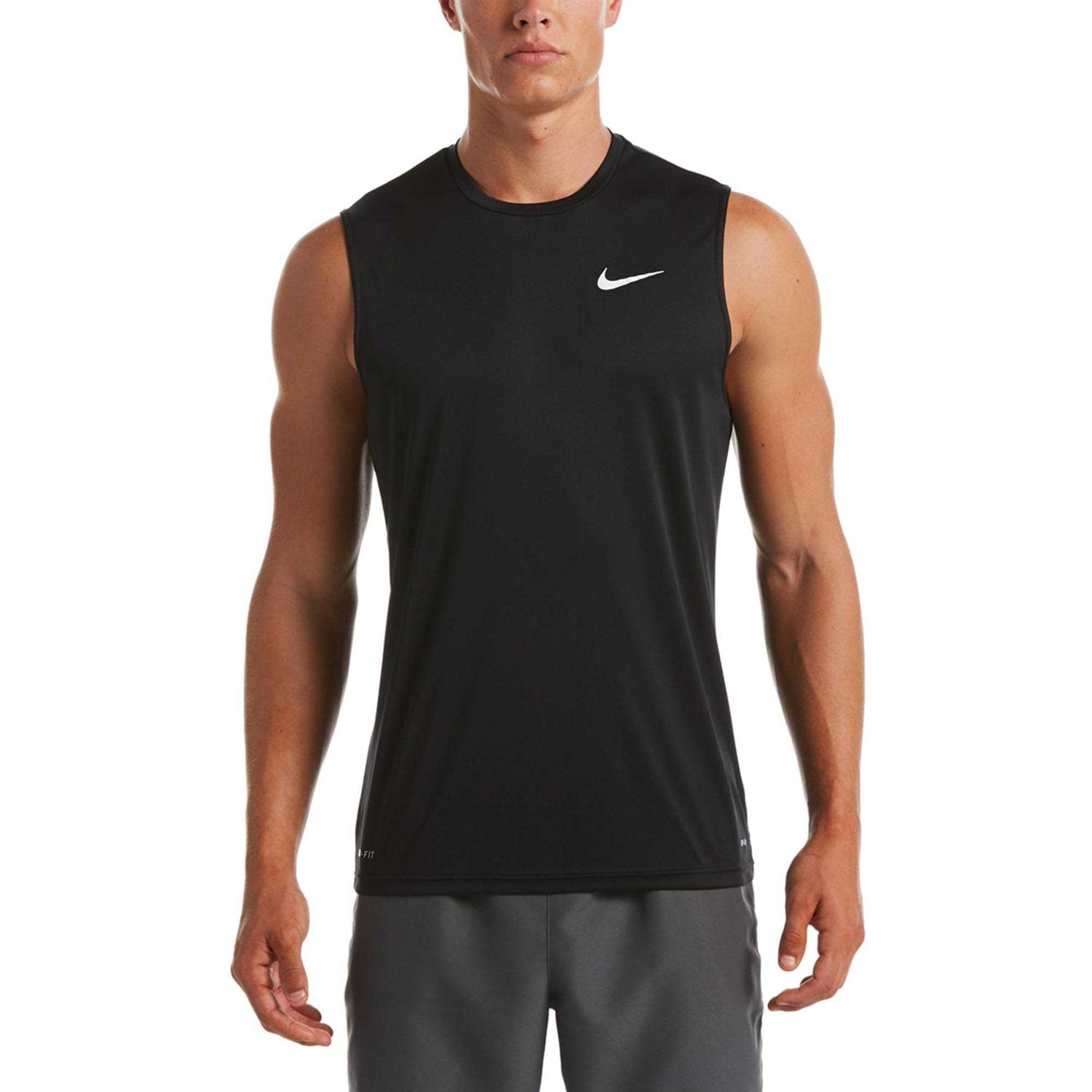 Nike Men's Heather Sleeveless Hydroguard - Image 2