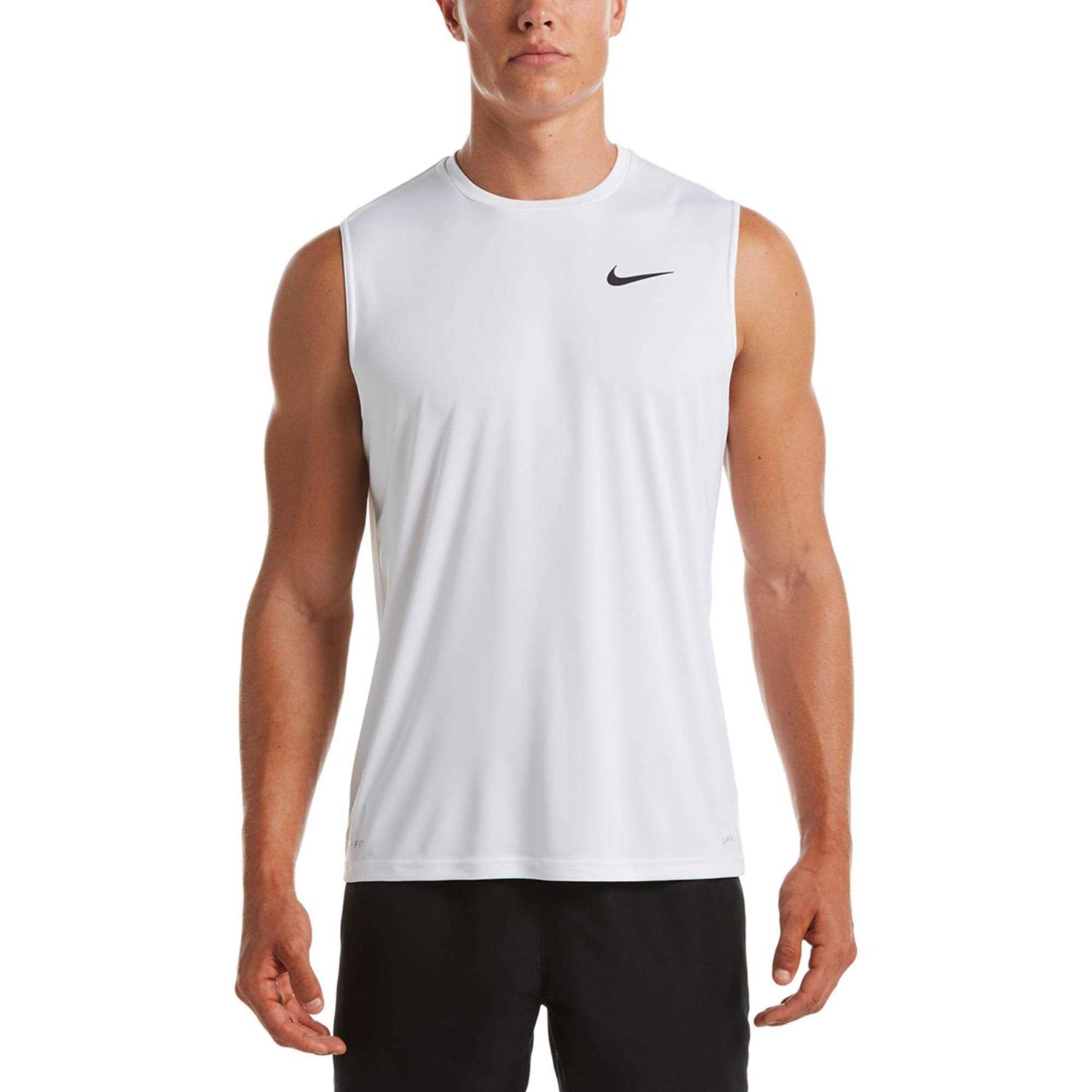 Nike Men's Heather Sleeveless Hydroguard - Image 3