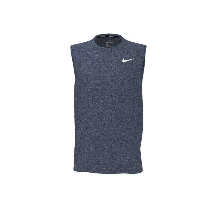 Nike Men's Heather Sleeveless Hydroguard - Image 2