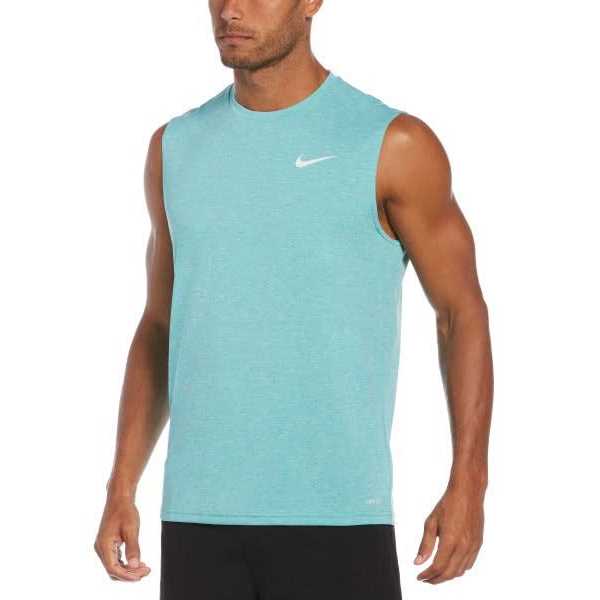Nike Men's Heather Sleeveless Hydroguard - Image 3