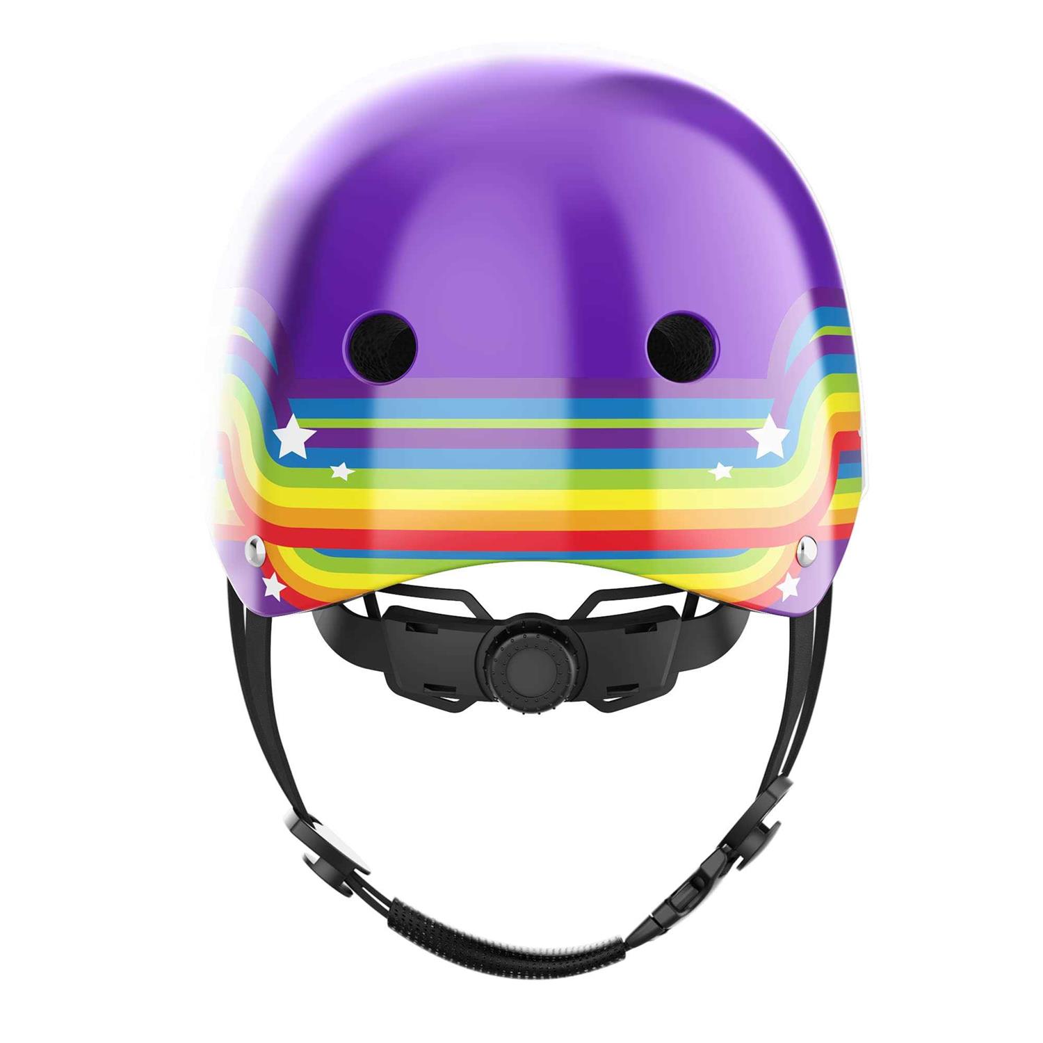 Noggn Bike Helmet for Kids, Girls and Boys Rainbow Unicorn - Image 5