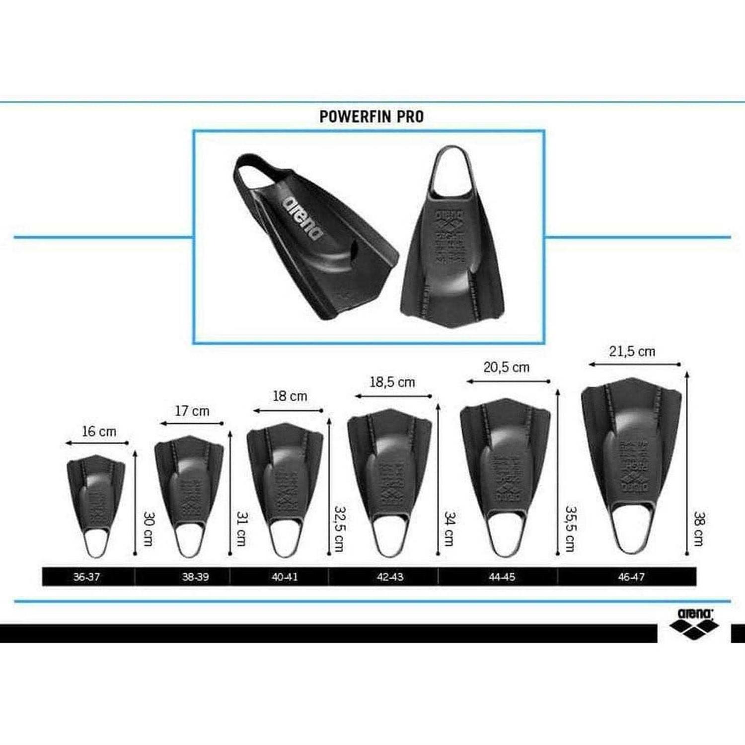 Arena Powerfin Pro Swim Fins - Image 5
