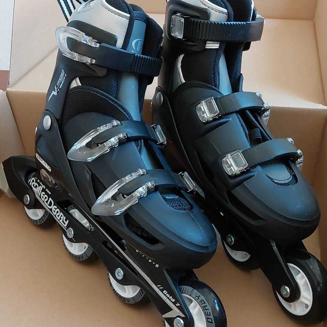 Roller Derby V-Tech 500 Adjustable Kids' Inline Skates - Image 2