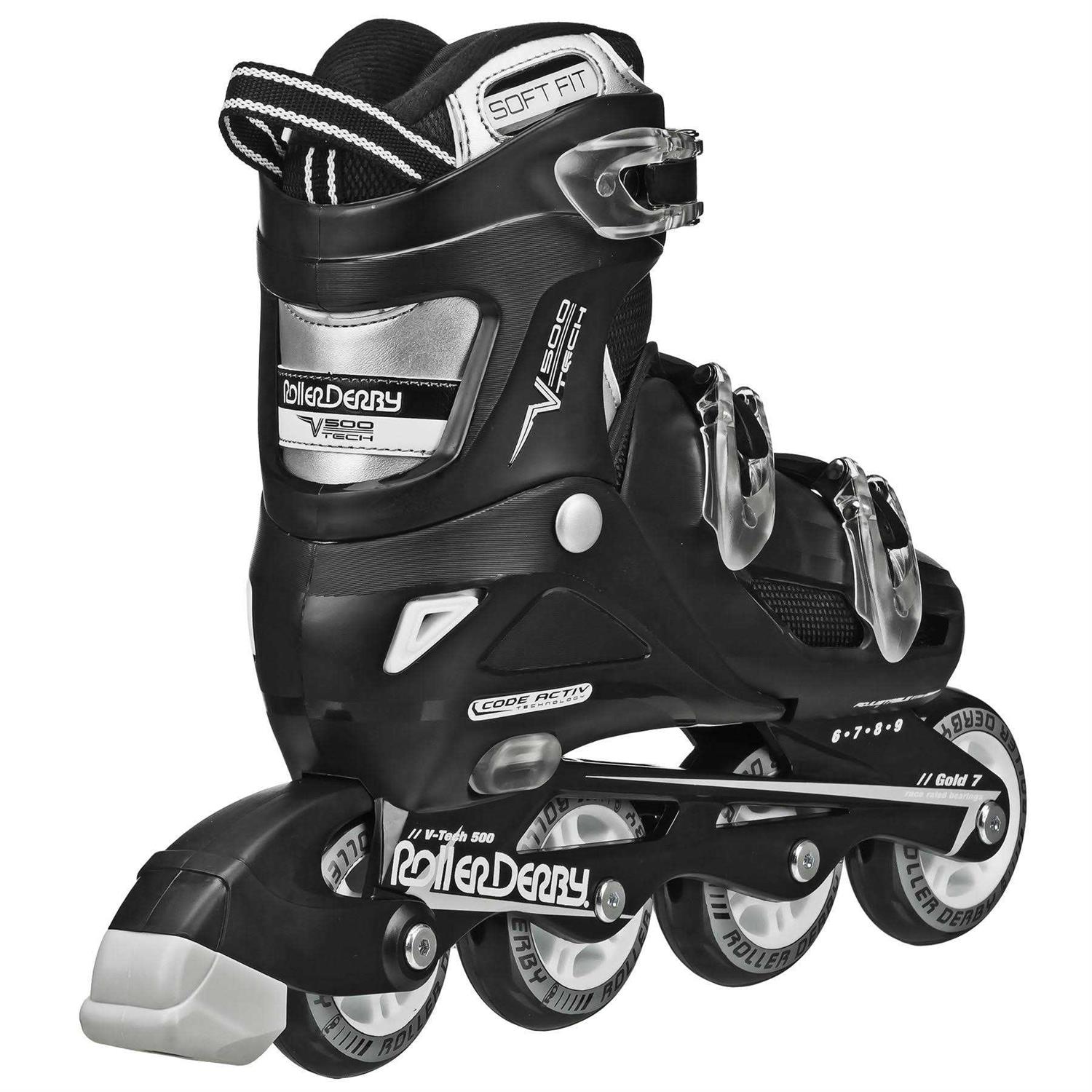 Roller Derby V-Tech 500 Adjustable Kids' Inline Skates - Image 5