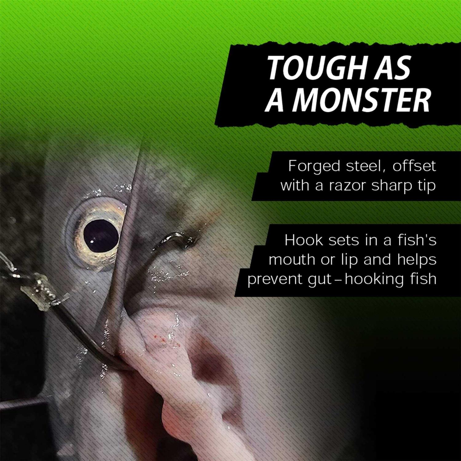 Catfish Sumo Heavyweight Catfish Hooks Offset Octopus Circle Hooks - Image 5