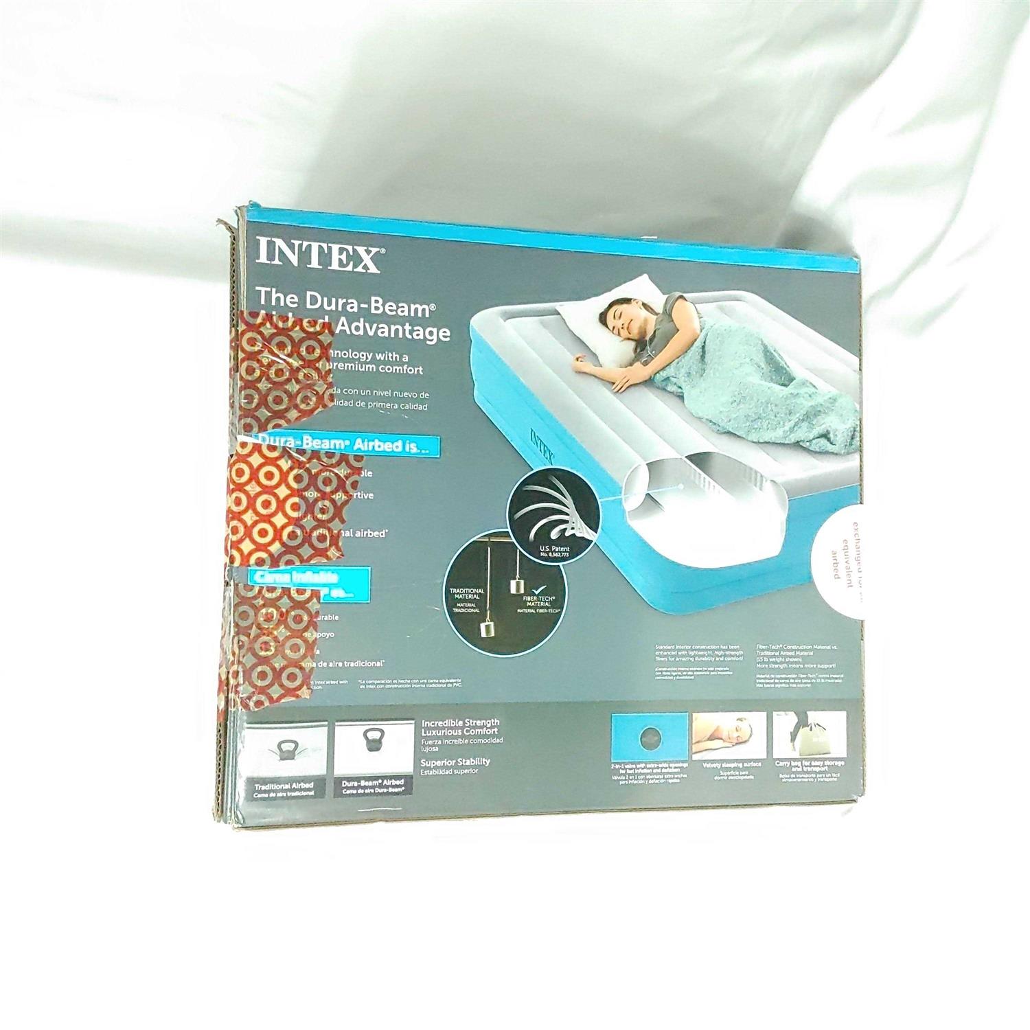 Intex Raised 16 Air Mattress with Hand Held 120V Pump - Image 5