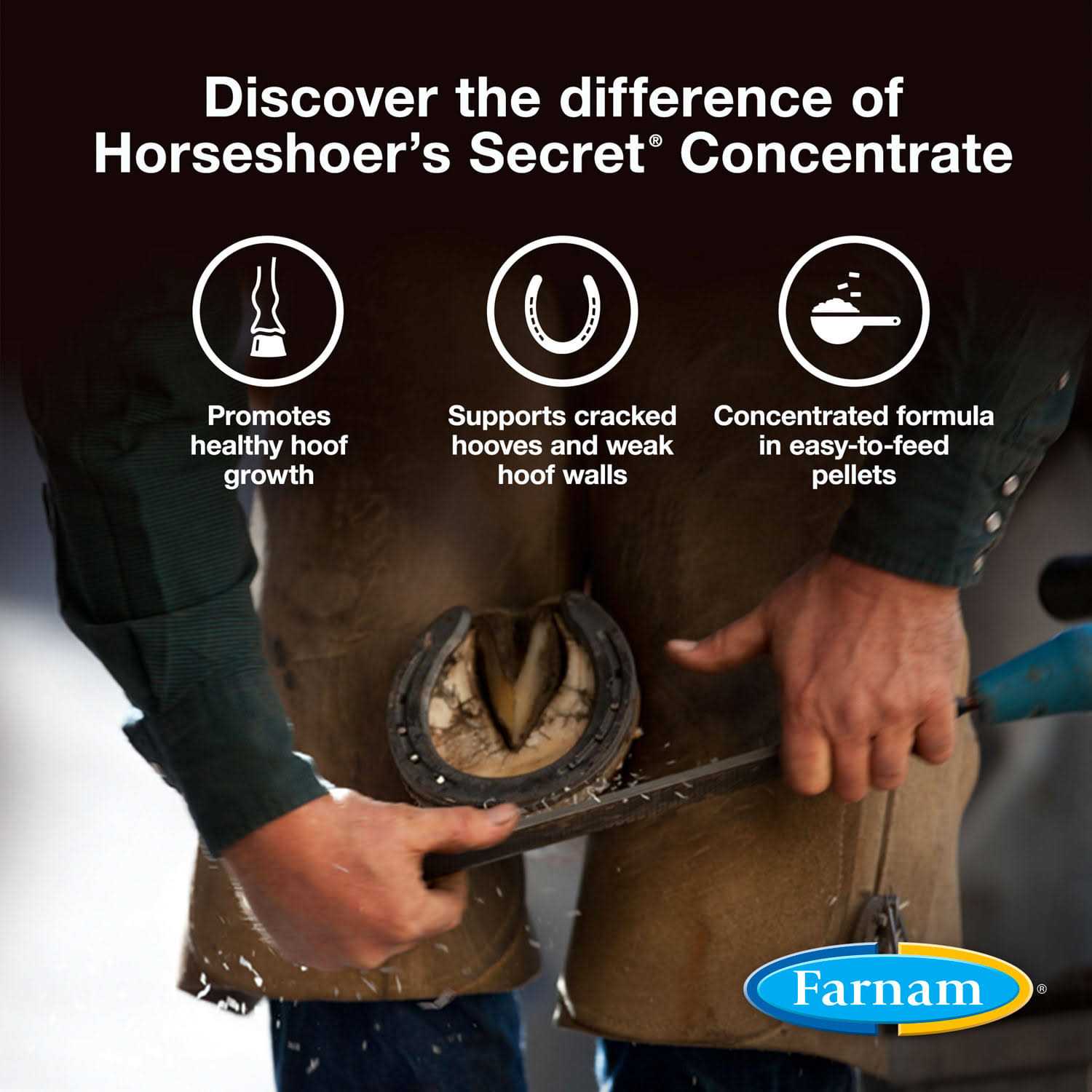 Farnam Horseshoer's Secret Pelleted Hoof Supplement - Image 5