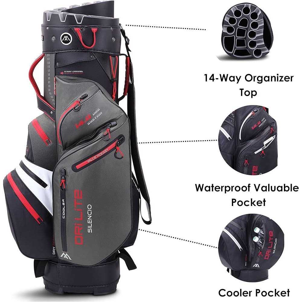 BIG MAX Dri Lite Silencio 2 Cart Bag - Image 4
