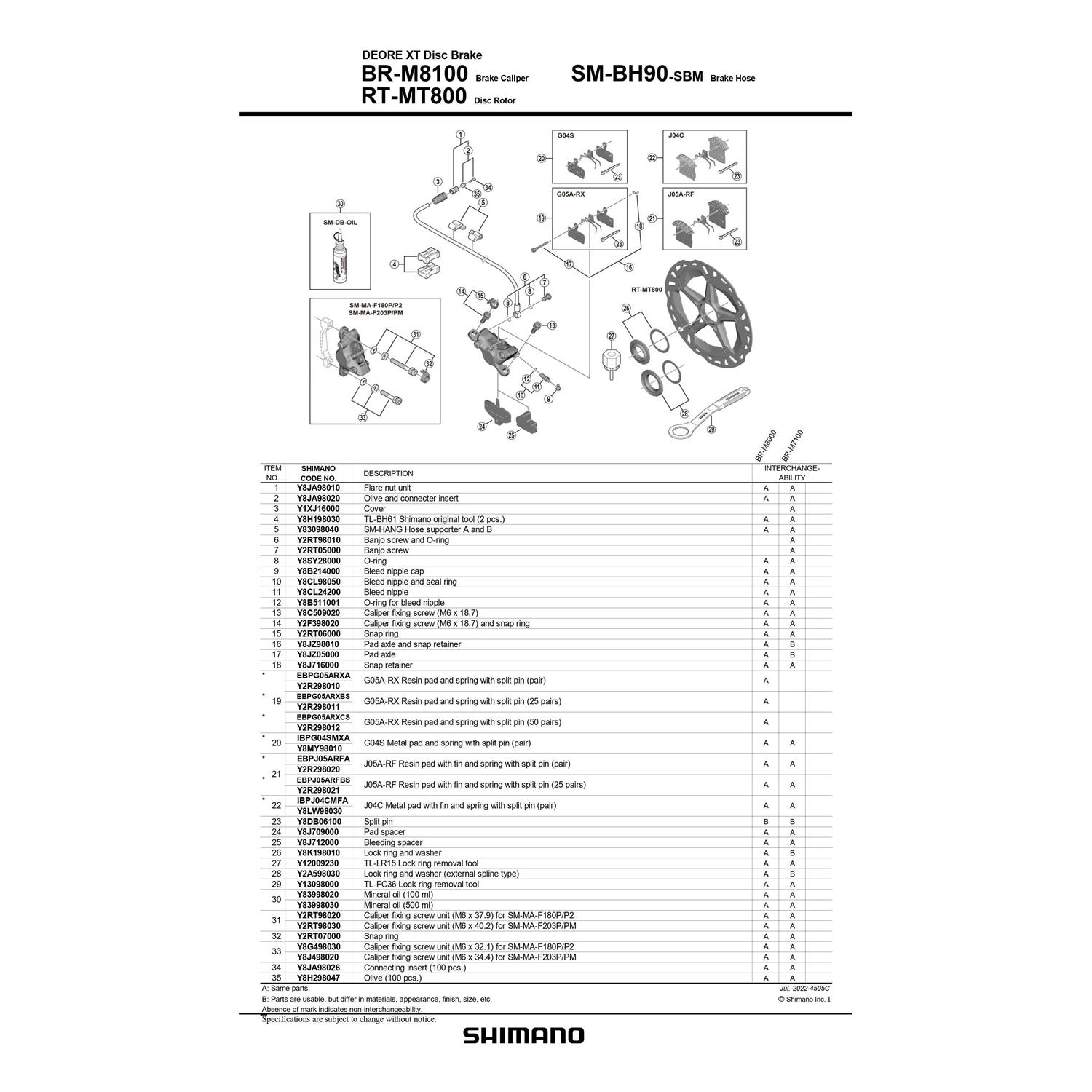 Shimano XT BR-M8100 Disc Brake - Image 3