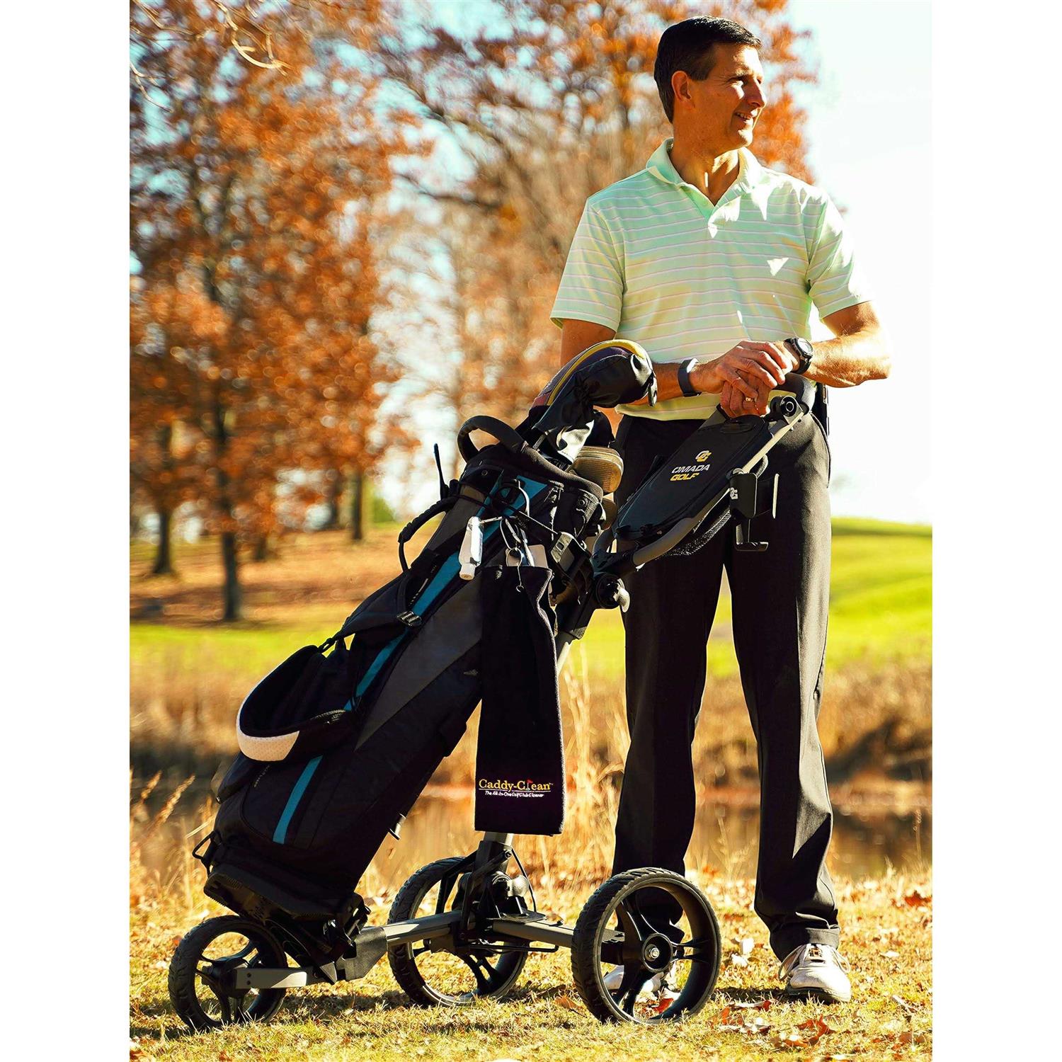 OMADA Golf Trilite Golf Push Cart - Image 2