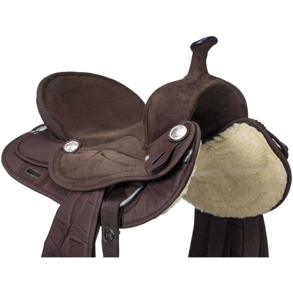 King Series Suede Seat Synthetic Trail Saddle - Image 2