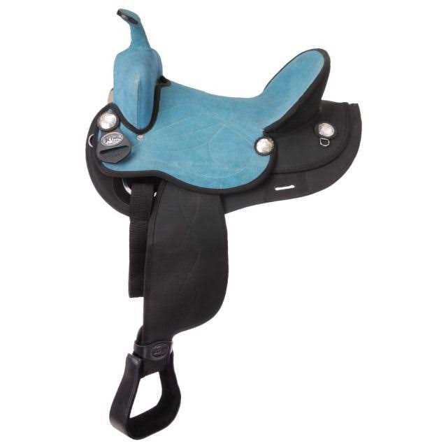 King Series Suede Seat Synthetic Trail Saddle - Image 3