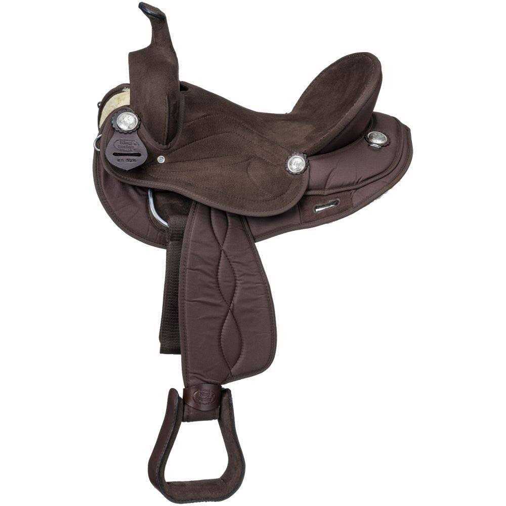 King Series Suede Seat Synthetic Trail Saddle