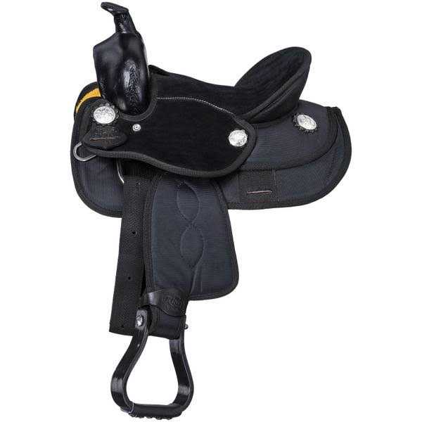 King Series Suede Seat Synthetic Trail Saddle - Image 2