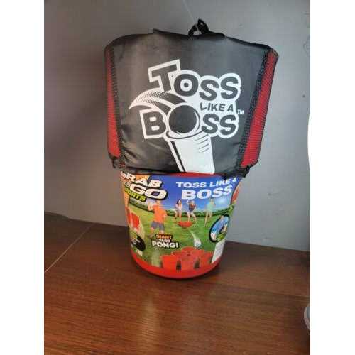 Banzai Toss Like A Boss Outdoor Giant Pong Lawn Game with Drawstring Bag - Image 3