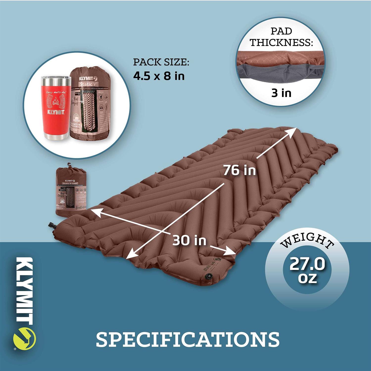 Klymit Static V Sleeping Pad - Image 2