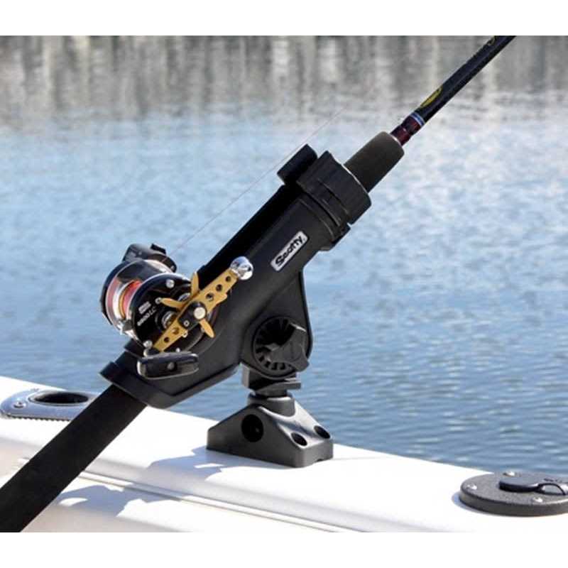 Scotty Powerlock Rod Holder Deck Mount 0230BKQUAD - Image 2